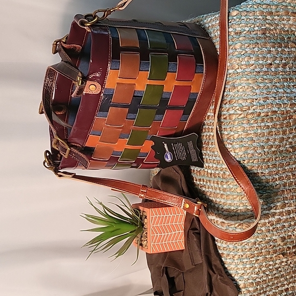 Ameri Leather Handbags - Ameri Leather Bag With Removable Insert Bag